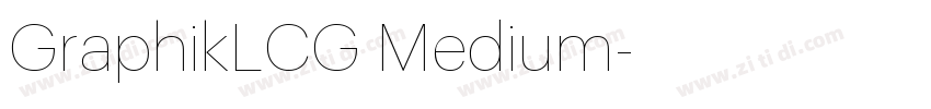 GraphikLCG Medium字体转换